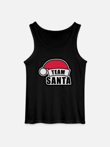 team_santa__f3 - Débardeur Gildan Homme - noir