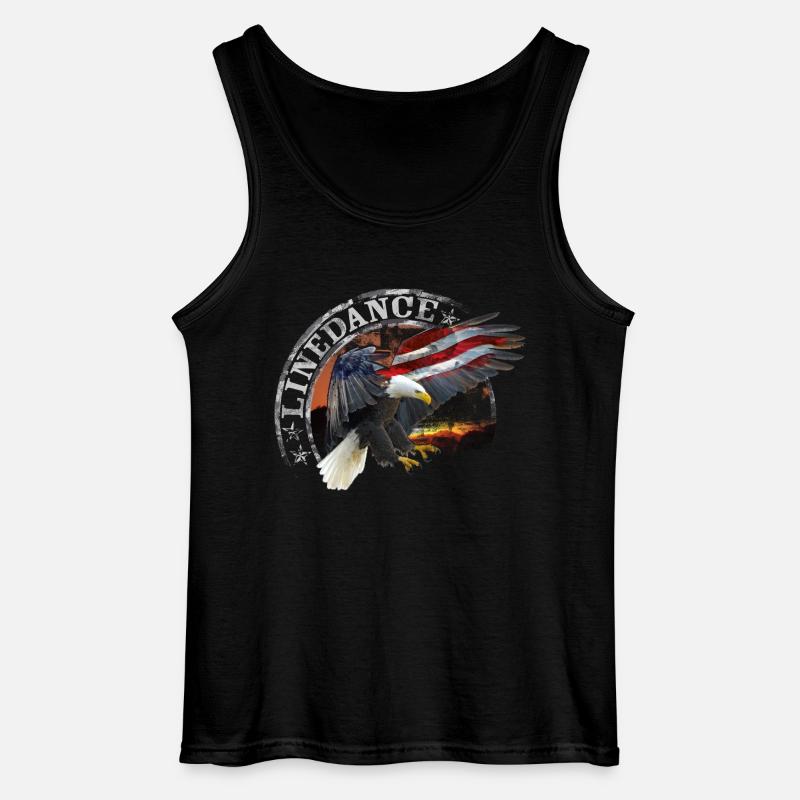 kl_linedance32 - Gildan Männer Tank Top - Schwarz