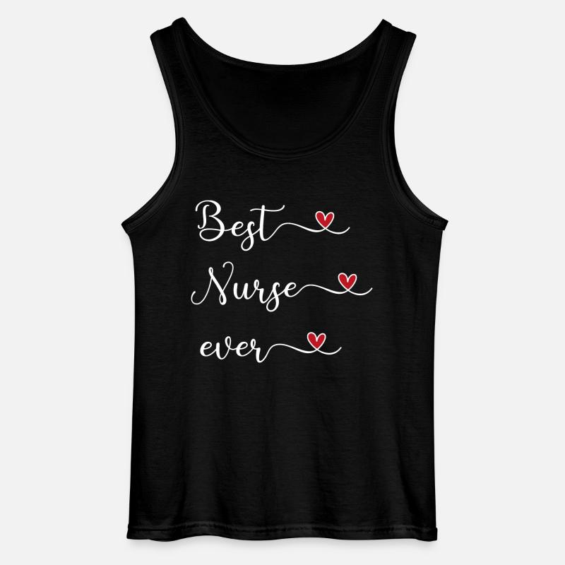 Krankenschwester - Gildan Männer Tank Top - Schwarz