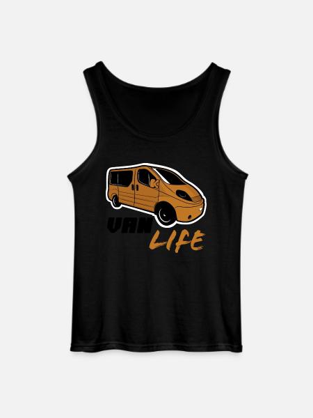 Van life - Gildan Men’s Tank Top - black