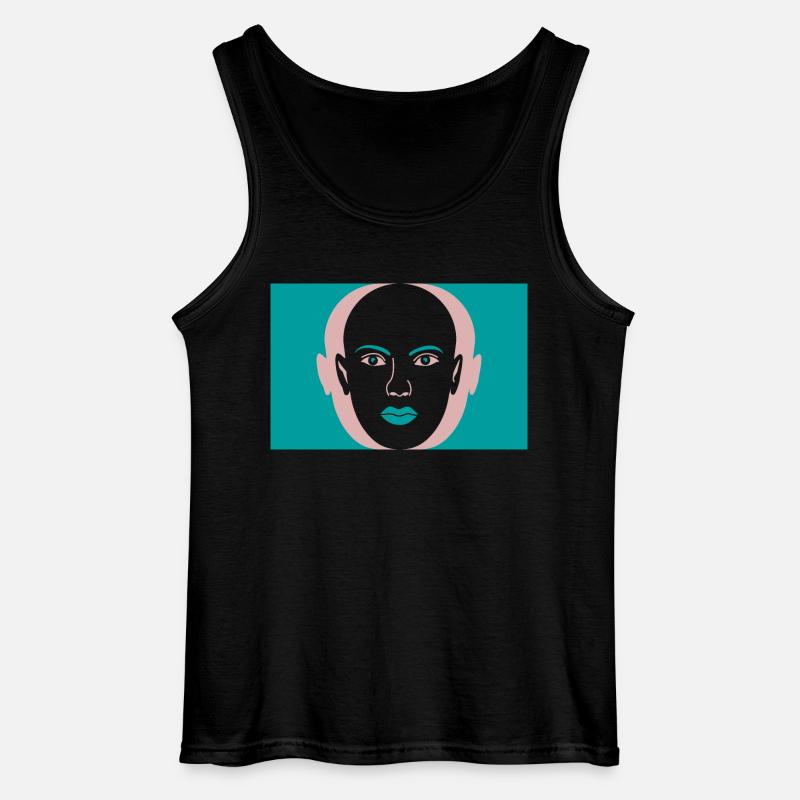 Frauen Design - Gildan Männer Tank Top - Schwarz