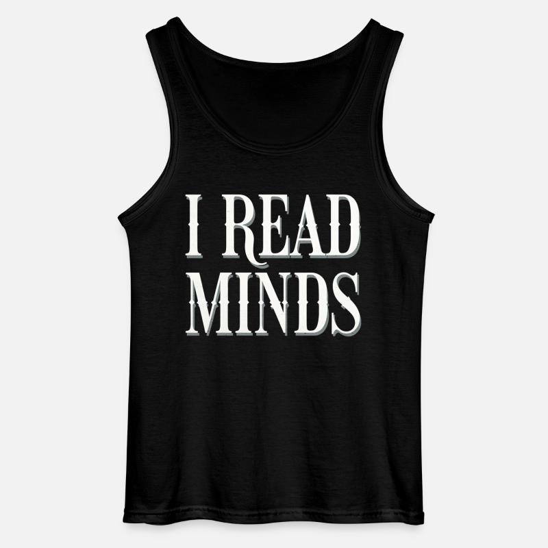 I Read Minds 13 - Gildan Männer Tank Top - Schwarz