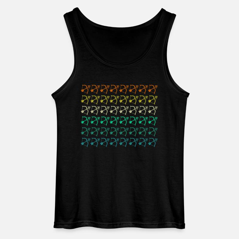 Bogenschütze Bogenschießen - Gildan Männer Tank Top - Schwarz