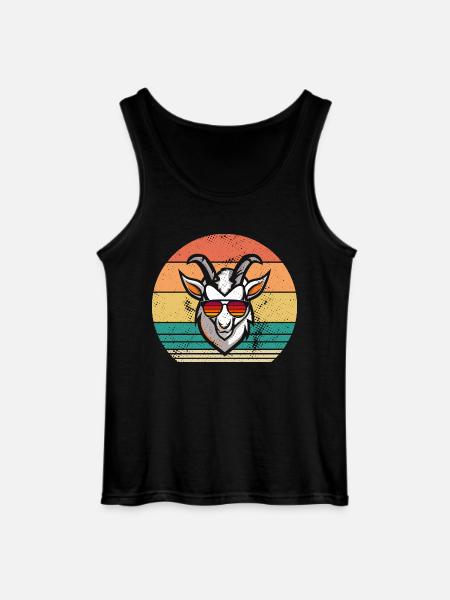 Goats - Gildan Men’s Tank Top - black