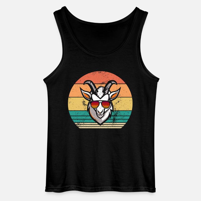 Ziegen - Gildan Männer Tank Top - Schwarz