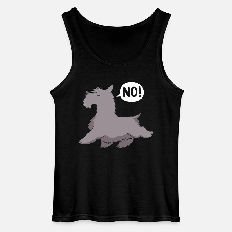 Scottish Terrier - Gildan Männer Tank Top - Schwarz