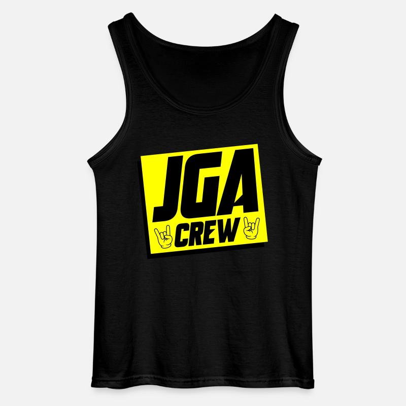 Jga Crew Junggesellenabschied - Gildan Männer Tank Top - Schwarz