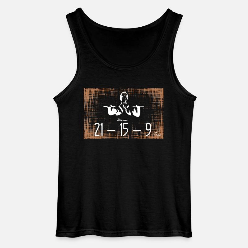 Fran White - Gildan Männer Tank Top - Schwarz