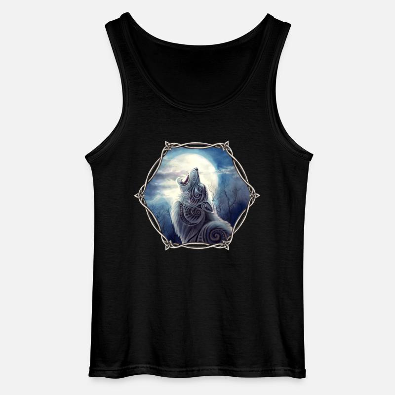 Freki - Gildan Männer Tank Top - Schwarz