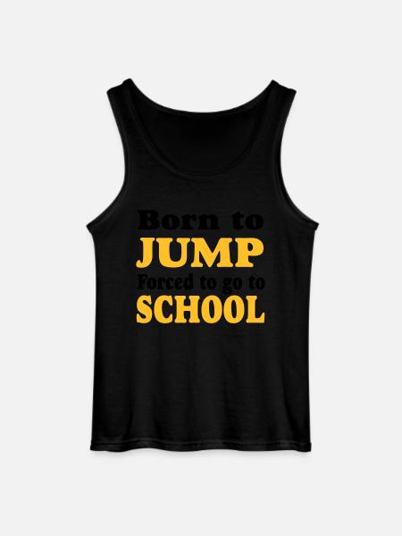 Weitsprung - Hochsprung - Gildan Männer Tank Top - Schwarz