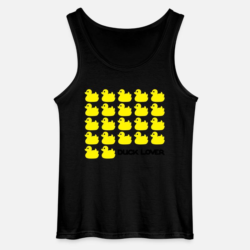 Duck Lover - Gildan Männer Tank Top - Schwarz