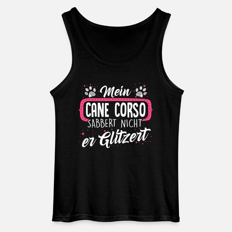 CANE-CORSO - sabber - Gildan Männer Tank Top - Schwarz