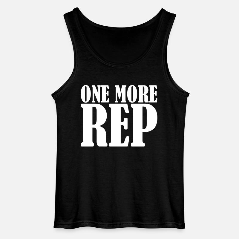 One More Rep - Gildan Men’s Tank Top - black