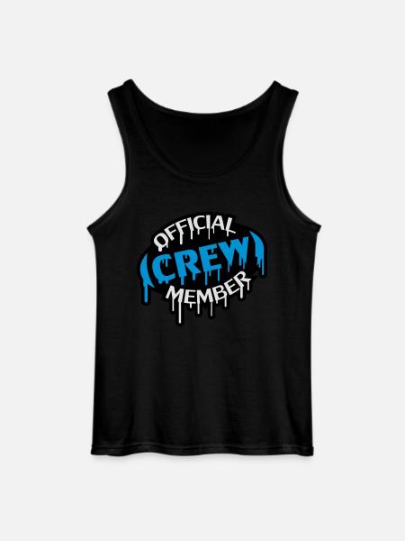 Official Crew Member Stamp - Gildan Men’s Tank Top - black