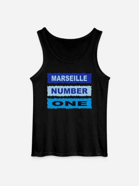 Marseilles - Gildan Men’s Tank Top - black