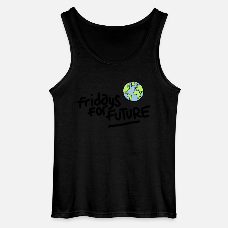 Fridays for Future - Gildan Männer Tank Top - Schwarz