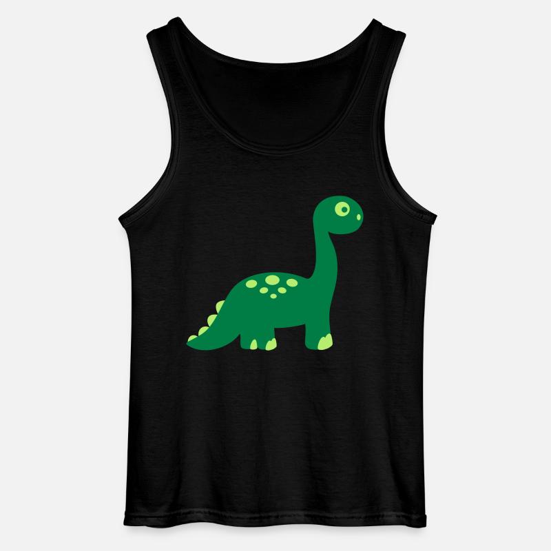 Dinosaurier - Gildan Männer Tank Top - Schwarz