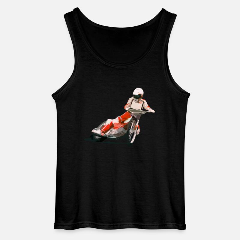 Speedway Racer - Gildan Männer Tank Top - Schwarz
