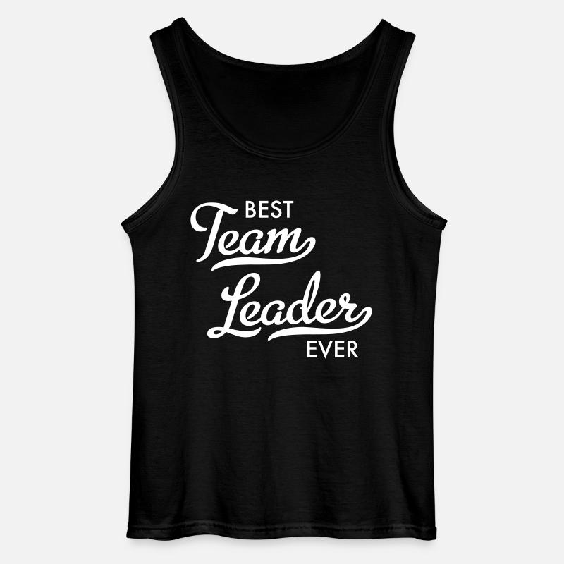 Bester Teamleiter - Gildan Männer Tank Top - Schwarz