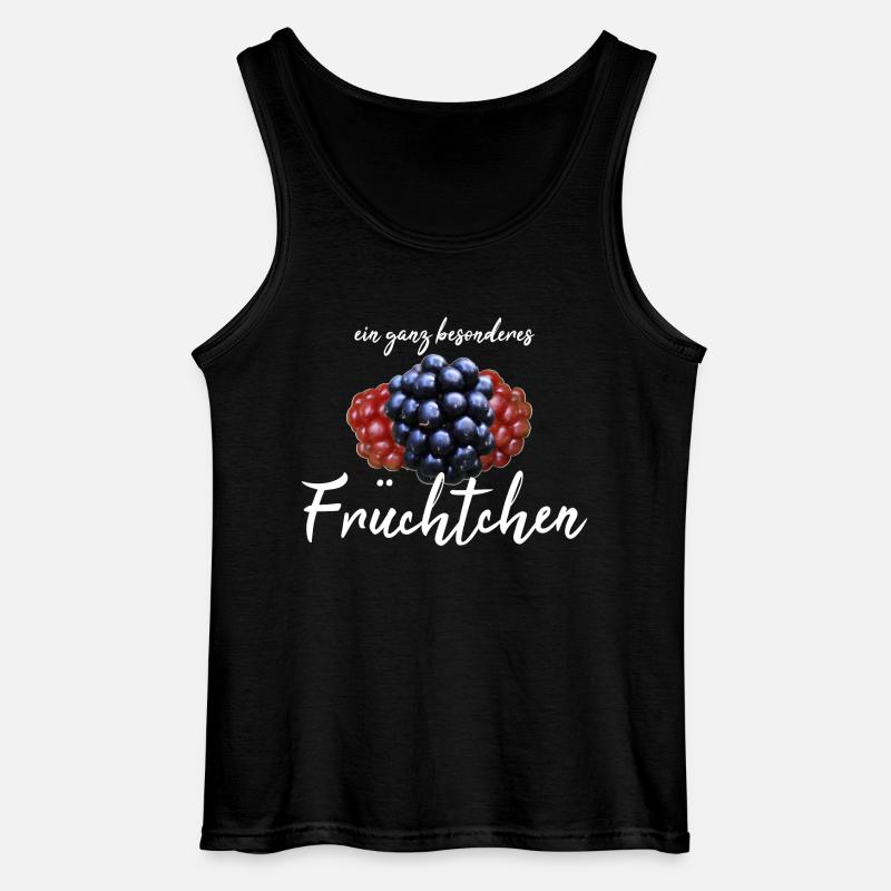 Früchtchen frech - Gildan Männer Tank Top - Schwarz