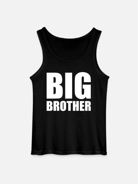 Big brother - Gildan tanktop til mænd - sort