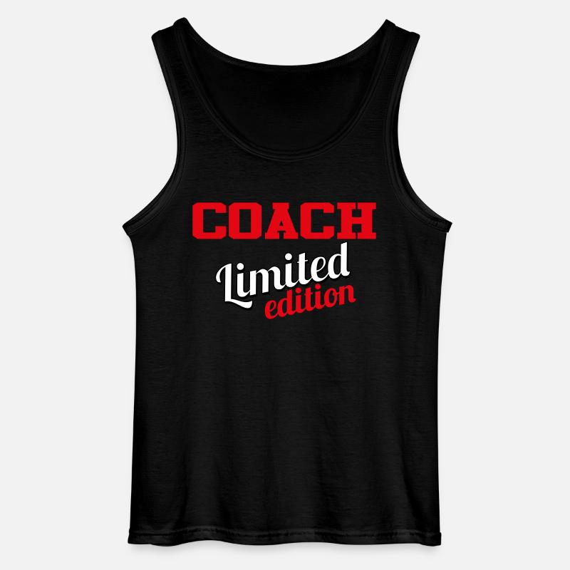 COACH LIMITIERTE AUFLAGE - Gildan Männer Tank Top - Schwarz