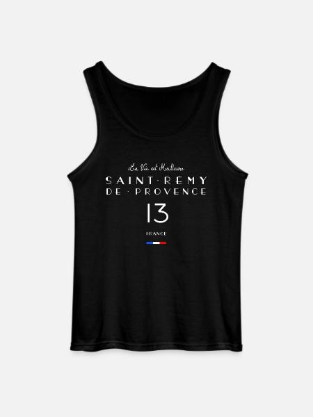 Saint-Rémy de Provence 13 Bouches-du-Rhone - Débardeur Gildan Homme - noir