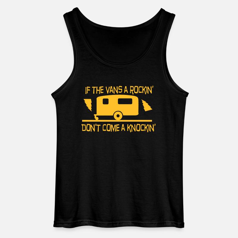 Caravan rockin - Gildan Männer Tank Top - Schwarz