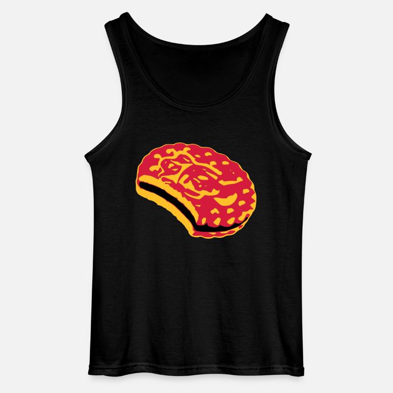 Keks - Gildan Männer Tank Top - Schwarz