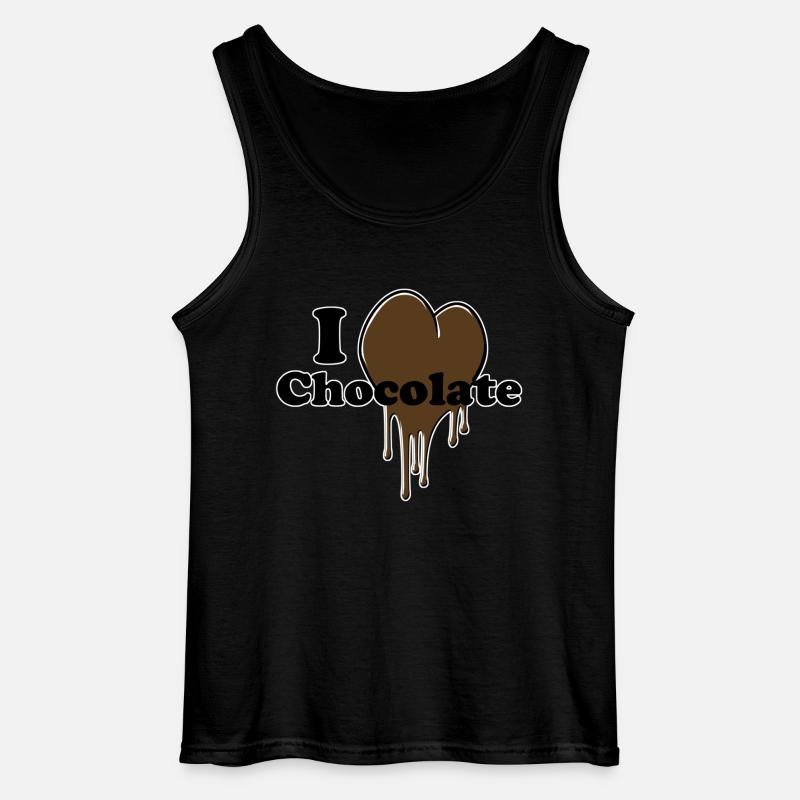 Schokolade 1 - Gildan Männer Tank Top - Schwarz