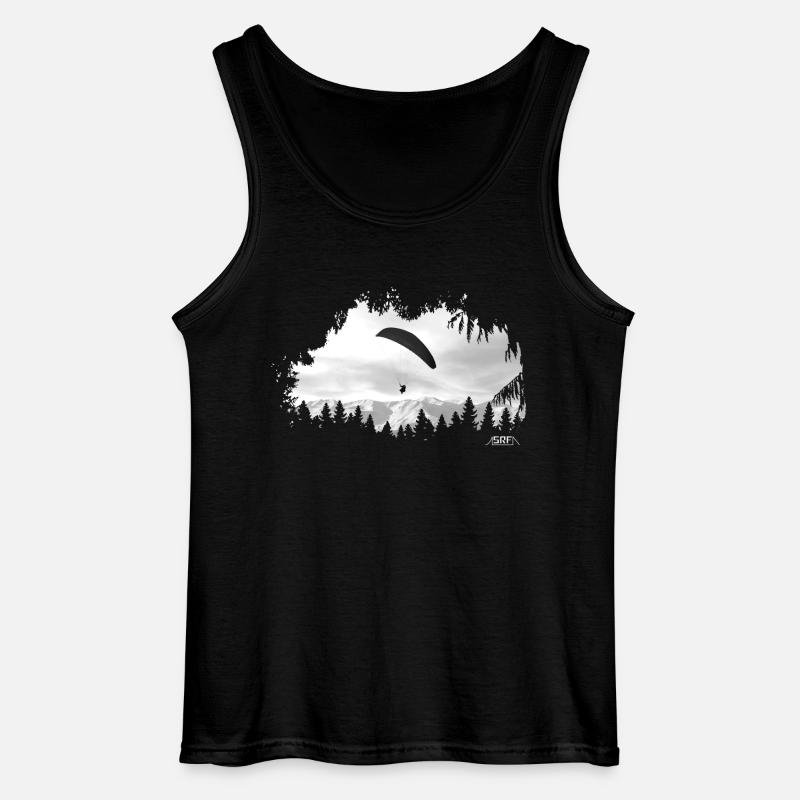 Paragliding - Gildan Männer Tank Top - Schwarz