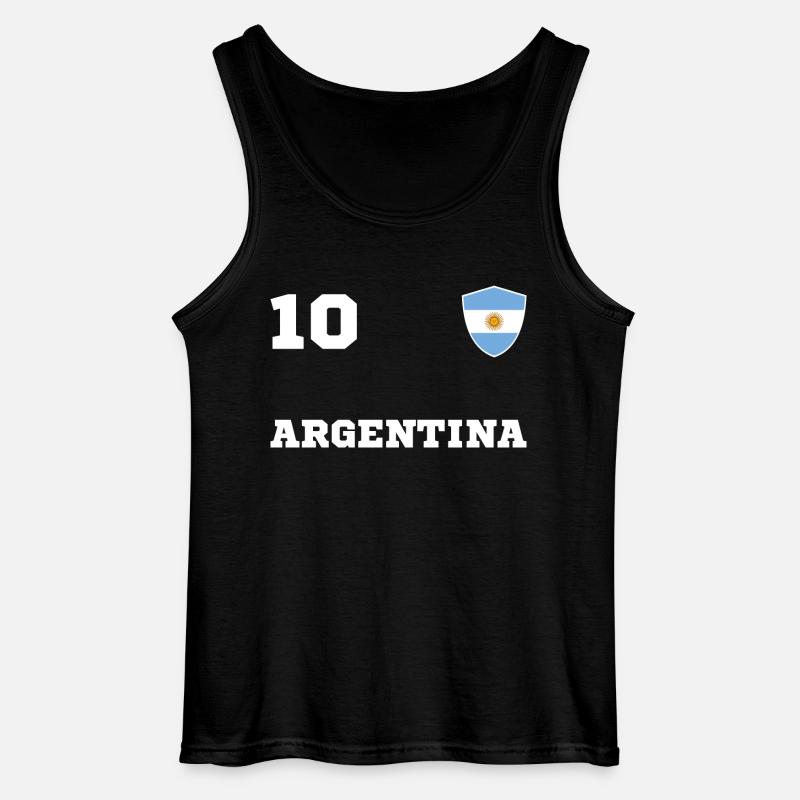 Argentinien Team Fan - Gildan Männer Tank Top - Schwarz