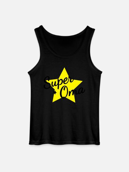 Super Oma - Gildan Männer Tank Top - Schwarz