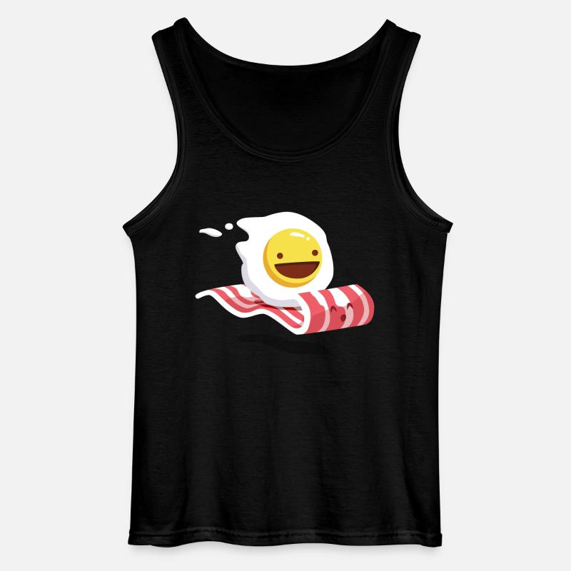 Egg Bacon Buddies - Gildan Männer Tank Top - Schwarz