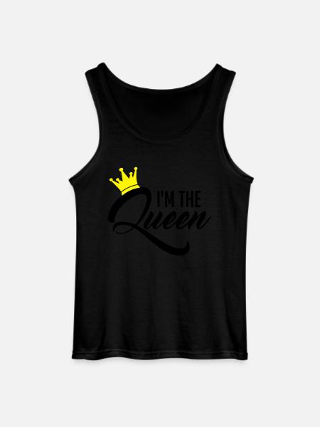 I'm the Queen - Gildan Männer Tank Top - Schwarz