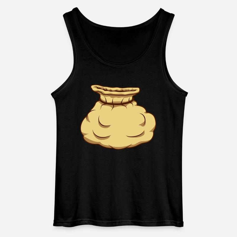 Gefüllter Comic Sack - Gildan Männer Tank Top - Schwarz