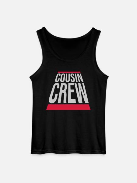 Leader Cousin Crew Team - Gildan Men’s Tank Top - black