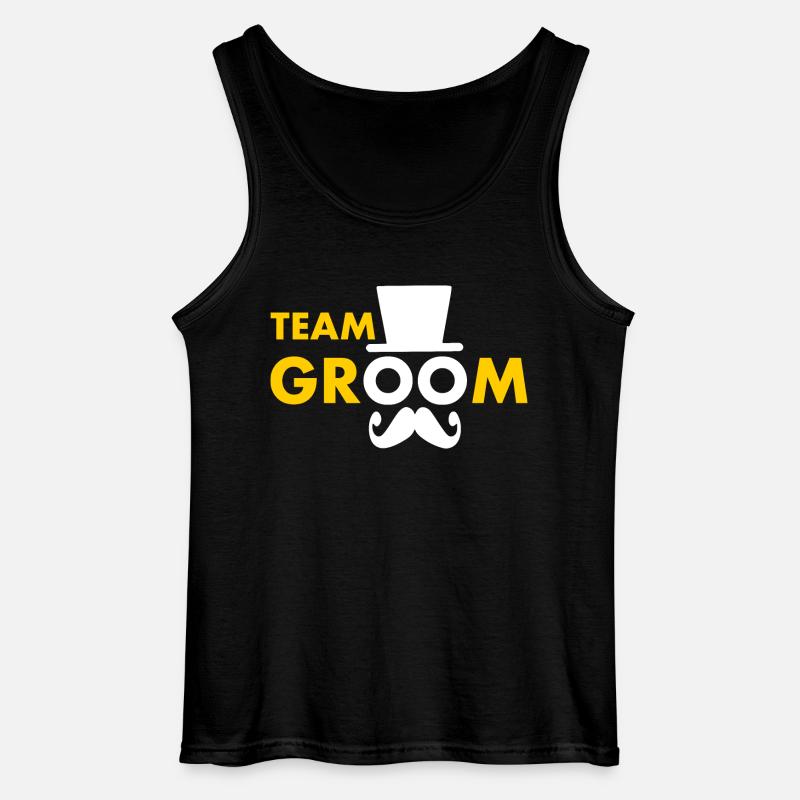 Team groom - Gildan Männer Tank Top - Schwarz