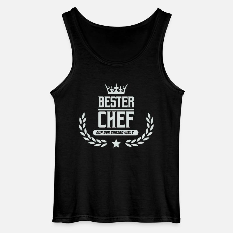 bester chef der welt - Gildan Männer Tank Top - Schwarz