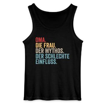 Großmutter Oma - Gildan Männer Tank Top - Schwarz - Vorne - AI Model Male 185 dark (185cm)