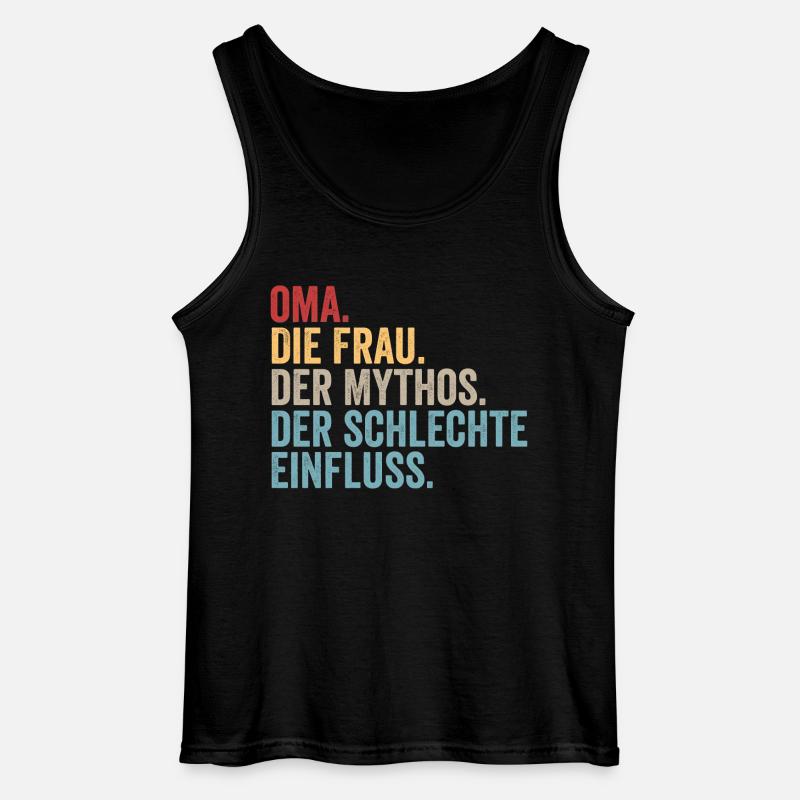 Großmutter Oma - Gildan Männer Tank Top - Schwarz