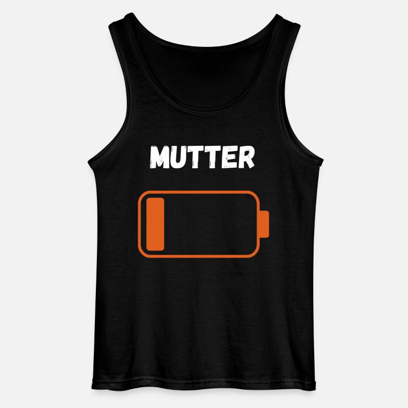 Mutter auf Reserve - Gildan Männer Tank Top - Schwarz