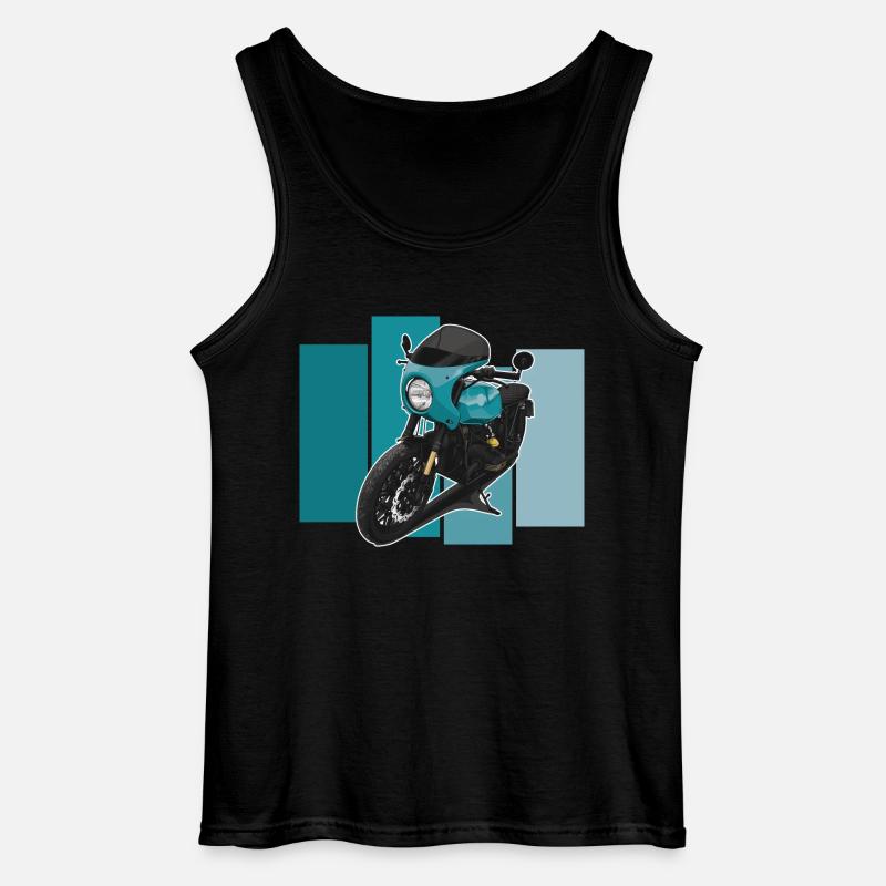 Bobber // Custom // Motorrad - Gildan Männer Tank Top - Schwarz