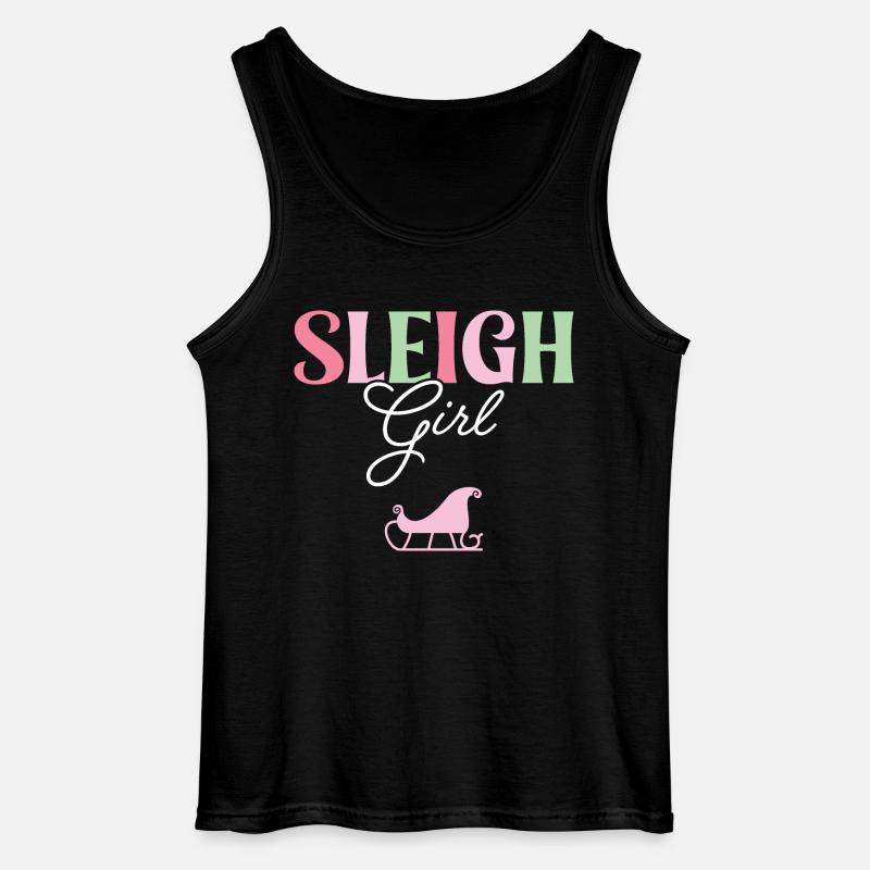 Schlittenmädchen - Gildan Männer Tank Top - Schwarz