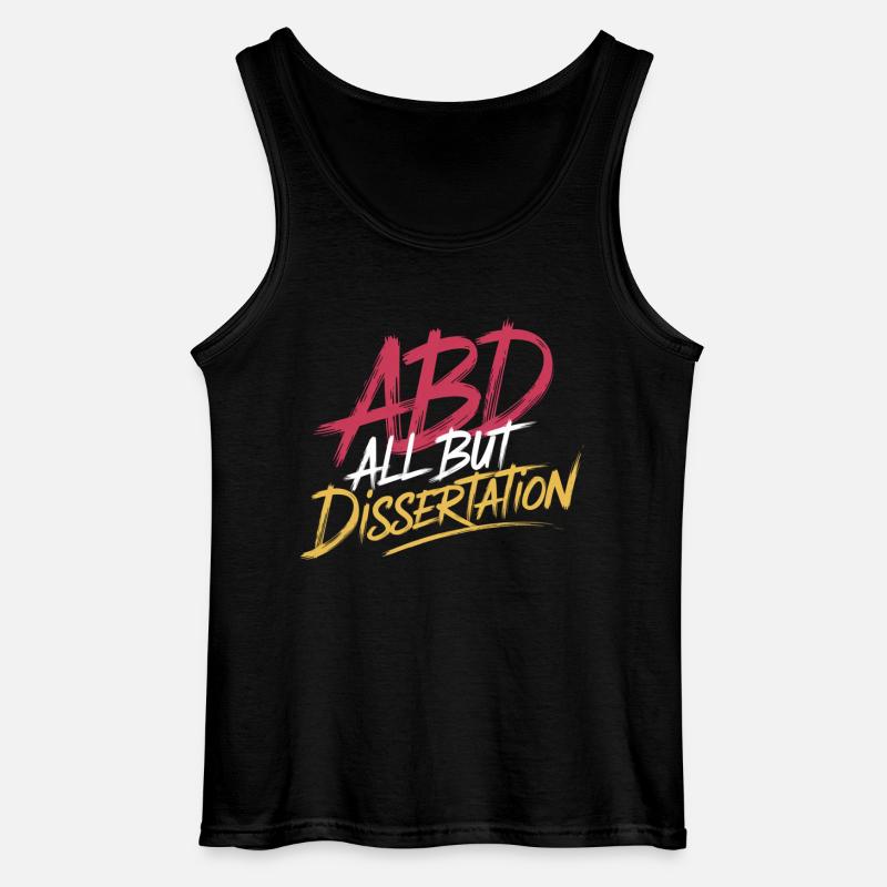 ABD All But Dissertation 8 - Gildan Männer Tank Top - Schwarz