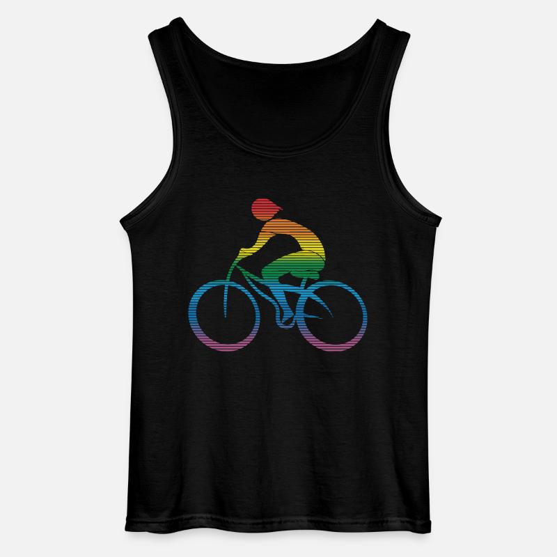 Cyclist - Gildan Men’s Tank Top - black