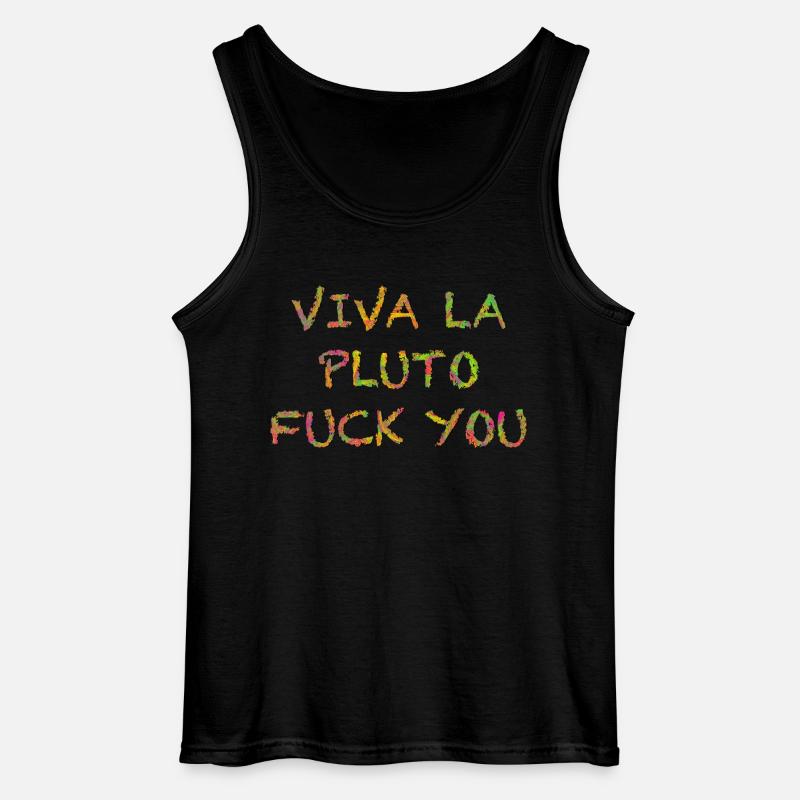 Es lebe la Pluto - Gildan Männer Tank Top - Schwarz