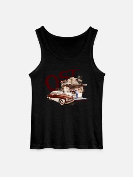 ostfreundschaft ddr - Gildan Männer Tank Top - Schwarz