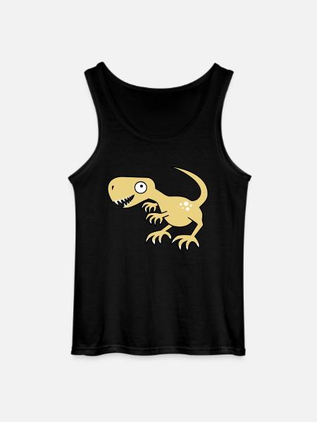 Dinosaurier - T-Rex - Gildan Männer Tank Top - Schwarz