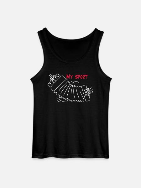 Buttonboxi - Débardeur Gildan Homme - noir